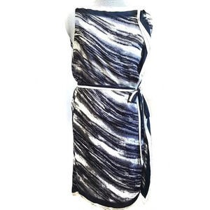 MAX EDITION | Sateen Abstract Tye-Die Print Dress